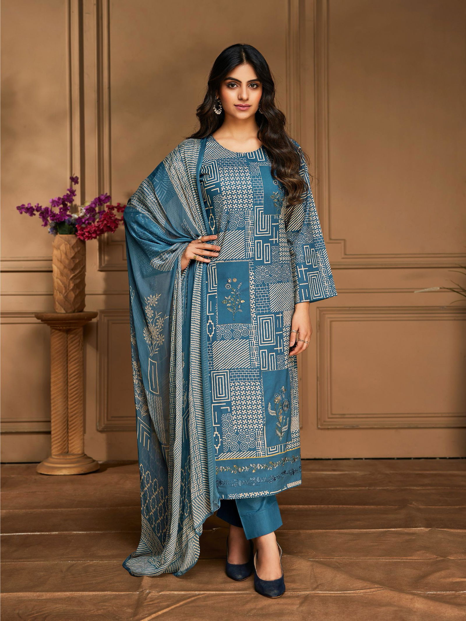 Fashion Mantra By Ibiza Cambric Cotton Designer Salwar Kameez Online Wholesale